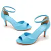 Sandálias de Salto Alto Peep-Toe de 7cm com Boca Rasa, Tira Única, Tamanho Grande, Salto Alto Bico Redondo, Sandálias Peep-Toe Stiletto Douradas