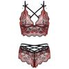 Fábrica de ropa interior sexy para damas de comercio exterior europeo y americano, venta al por mayor, nuevo conjunto de lencería sexy de dos piezas