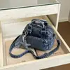 Bolso de mano de nicho estilo coreano para mujer, nuevo bolso de mezclilla de moda para principios de otoño de 2026, bolso de hombro y cruzado para el día a día