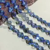 Venda Direta da Fábrica de Contas Soltas de Cristal Super Brilhantes de Trevo de Quatro Folhas Materiais para Miçangas de Pulseira e Colar DIY Feito à Mão Semi-Acabados