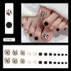 Flash de Verão Unhas Curtas Cor Sólida Simples Usáveis Unhas de Menina Doce Unhas dos Pés Peças para Unhas Usar Peças de Unhas Atacado