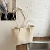 Bolsa de gran capacidad con un diseño nuevo, exclusivo, de alta gama y elegante, bolso de hombro informal, bolso de axila moderno, bolsa de mano tejida para el día a día