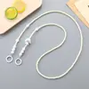 Bolso Bandolera Nuevo con Cadena de Cuentas de Vidrio Cadena de Repuesto Cadena Colorida Estrella de Cinco Puntas Correa para Teléfono Móvil Cadena Colgante Anticaída