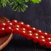 Kankan Cristal 7A Ágata Roja Natural Cuentas Sueltas Productos Semiacabados Cuentas Redondas Ágata Amarilla Cuentas Sueltas Productos Semiacabados Al Por Mayor