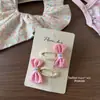 Nuevo Estilo Coreano Chica Dulce Bebé Fresco Lindo Moño Flequillo Lateral Pinza para el Cabello Accesorios para el Cabello de Niña