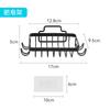 Estante de Acero Inoxidable 304 Sin Perforaciones Montado en la Pared para Almacenamiento de Baño y Cocina con Gancho Estante de Almacenamiento