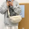 2026 Verano Nuevo Estilo Coreano Nicho Casual Gran Capacidad Bolso Dumpling para Viajes Diarios, Bolso Cruzado Pequeño Ligero, Bolso de Hombro