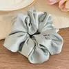 Scrunchie de Renda Estilo Coreano para Mulheres 2026 Novo Estilo Elástico de Cabelo Estilo Preguiçoso Corda de Cabelo Grande Acessório para Coque Flor de Cabelo
