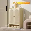 Puerta de zapatero para el hogar, estante de zapatos simple para interiores, multicapa, artefacto de almacenamiento para el hogar, ahorro de espacio, dormitorio, casa de alquiler