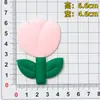 Goma Blanda de PVC Flores de Dibujos Animados Coloridas Accesorios para Fundas de Teléfono Móvil Bolsas Ropa Zapatos Accesorios Parches Decoraciones Colección