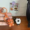 Llavero Colgante de Fútbol Bádminton con Expresión Linda Tridimensional Divertido y Creativo Accesorios para Mochila Escolar de Estudiante Colgante para Pareja