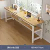 Mesa Simples Estreita de Parede Longa Mesa de Computador Mesa de Estudo e Escrita para Estudante Dupla Retangular para Casa