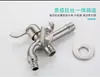 Set de Grifo Pistola de Rociado para Inodoro de Acero Inoxidable 304 Potenciador de Bidé Limpiador de Inodoro Compañero de Limpieza Descargador
