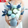 Ramo de Flores Esponjosas de Simulación con Hojas de Eucalipto Hojas de Eucalipto Adecuado para Decoración de Eventos en Casa Decoración de Flores Artificiales Adorno para Sala de Estar