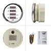 Pantalla digital de 85 mm para voltaje, temperatura del agua, presión de aceite y RPM - un instrumento cuatro en uno para uso marino/automotriz, 12V/24V