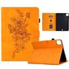 Adequado para iPad Air 11 2024 Capa de couro plana Pro 11 Fortune Tree Embossed Card Holder Capa protetora