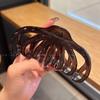 Pinza Grande con Lazo de Resina Elegante Simple para Recoger el Cabello Pinza Shark para el Cabello Horquilla para el Cabello Accesorios para el Cabello Sensación de Alta Gama