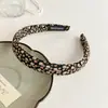 Diadema de Tela Floral Vintage Tendencia Floral Zapatillas de Caña Alta Versátil Estilo Coreano Pinza para el Cabello Diaria Diadema