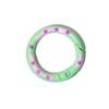 Presilhas Coloridas Pintadas para Primavera, Argolas Abertas Redondas, Argolas de Primavera Pintadas à Mão, Chaveiros, Acessórios para DIY, Argolas de Conexão para Contas