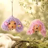 Llavero Creativo Lindo de Cáscara de Fruta Color Bloqueo Dopamina Planta Cáscara de Fruta Producto Terminado Colgante para Llavero de Bolsa