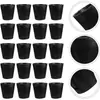Taza de Nutrición para Plántulas Hortícolas Bolsa para Plántulas Maceta Desechable Plástico de Plantación Negra Taza para Plántulas Maceta para Plántulas Maceta de Nutrición
