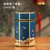 Pote de ferro hexagonal 50g estilo chinês pote de chá selado à prova de umidade pote de doces chinês caixa de doces de casamento pote de chá preto