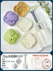 Molde para Pastel de Luna 2024 Modelo Nuevo Prensado a Mano para Uso Doméstico, Adecuado para Pasteles de Luna de 75g, 100g y 50g, Molde Estilo Cantonés para Uso Comercial