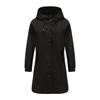 Comercio Exterior Nuevo Cortavientos con Capucha Antisalpicaduras para Mujer Chaqueta Larga Casual para Mujer Talla Grande Holgada Cortavientos para Exterior
