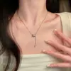 Exquisito Collar de Perlas de Imitación para Mujer, Elegante y Lujoso, Accesorio de Cadena para el Cuello de Gama Alta, Modelo Nuevo Nicho 2026, Cadena para Clavícula de Celebridad de Internet