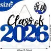 Clase Transfronteriza 2026 Logo Productos de Madera Fiesta de Graduación Decoraciones para Celebración Accesorios para Fotos Colgantes de Letras