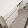 El tamaño del gabinete se puede personalizar. La mesita de noche y el aparador se pueden personalizar. Los muebles se pueden personalizar según los planos. Armario, Zapatero, Aparador, Balcón Se Puede Personalizar