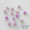 Pendientes hechos a mano con cuentas de flores y hojas de coral de Huangbei para mujer, accesorios para pulseras y collares.