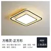 [Transfronterizo] Lámpara de Techo para Sala de Estar, Paquete de Iluminación Rectangular Simple Nuevo para Pasillo, Cristal de Lujo Alto, Estilo Europeo y Americano