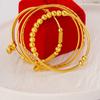 Pulsera Chapada en Oro para Mujer 18K Oro de Imitación Pulsera de Empuje y Tracción Palabra Fu Dragón y Fénix Cola de Fénix Corriendo en el Mundo Puesto de Diez Yuan Modo