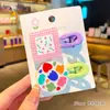 Accesorio Rosa Brillante de Diamante para el Cabello de Conejo para Niños, Lindo Pasador de Estrella de Lentejuelas, Goma para el Cabello para Niñas, Flequillo de Bebé