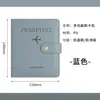 Bolsa para Pasaporte Anti-Magnética de Cuero PU Hecha a Medida Cuero Anti-Robo Cepillo Rfid Portapasaportes Bolsa para Documentos Cubierta de Pasaporte Multifuncional Personalización