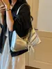 Bolsa de ombro grande capacidade estilo coreano para mulheres, nova bolsa de mão verão 2026, bolsa de ombro e transversal estilosa