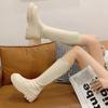 Pero botas hasta la rodilla mujer 2021 nuevo otoño e invierno botas cálidas forradas de vellón Joker moda botas altas botas de caballero