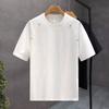 Playera de Manga Corta Oversize de Moda para Hombre Marca de Moda Juvenil Cuello Redondo Manga Media Verano 2025 Nuevo Top para Hombre