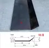 Trilho guia de máquina-ferramenta raspador de cavacos tira de borracha placa raspadora de torno CNC perfil de liga de alumínio padrão nacional raspador de cavacos raspador de óleo