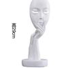 Silencio moderno simple es el mal de oro no hables adornos de obra de arte de resina escultura decoraciones de oficina sala de estar
