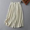 Foto Real de Calça Wide Leg de Nove Pontos, Calça Reta Casual Feminina de Verão, Novo Estilo Popular 2026 Calça Saia, Calça Loose Retrô