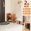 Puerta de Entrada Bolsa para Zapatos Estante de Almacenamiento Tablero Perforado Zapatero Multifuncional Apilable Pasillo Zapatero de Gran Capacidad