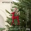 Adornos Colgantes de Copo de Nieve con Polvo Brillante de Nuevo Estilo Transfronterizos, Accesorios de Decoración para Árbol de Navidad de Plástico con Brillo de Forma Irregular