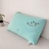 Funda de Almohada de Color Sólido Rima de Té Fresca y Amigable con la Piel Elástica Rápida Alta Elasticidad Sin Colapso Fábrica de Origen Nantong Venta al por Mayor