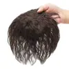 Tope de Cabello para Mujer con Rizos Realistas de Onda Maíz, Ligero y Esponjoso, para Madres para Cubrir Canas, Invisible y Aumenta el Volumen del Cabello