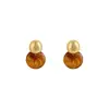 Pendientes de disco degradado Melard para mujer, nuevos 2026 más vendidos para otoño e invierno, accesorios para orejas, lujo ligero, alta gama, pendientes elegantes