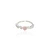 Anel Aberto Simples de Moda Estrela Gota Óleo Zircônia Micro-incrustada em Cobre Estilo Coreano Ajustável Nicho Luz Luxo Combina com Tudo Pulseira