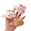 Pasador de Peluche Oso de Dibujos Animados Conejo BB Clip Accesorios para el Cabello Lindo Otoño e Invierno Niña Pinza Dulce para Flequillo Pasador