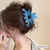 Presilha de Cabelo com Toque de Luxo, Presilha Grande de Tubarão para a Parte de Trás da Cabeça, Grampo de Cabelo com Laço para Penteados Presos, Adequado para Cabelos Grossos
